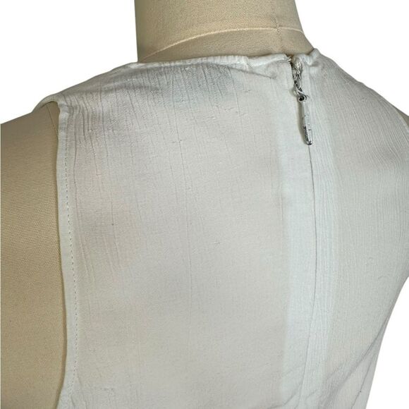 Rosetta Getty White Cape Mini Dress |Size 8 - Picture 9 of 11